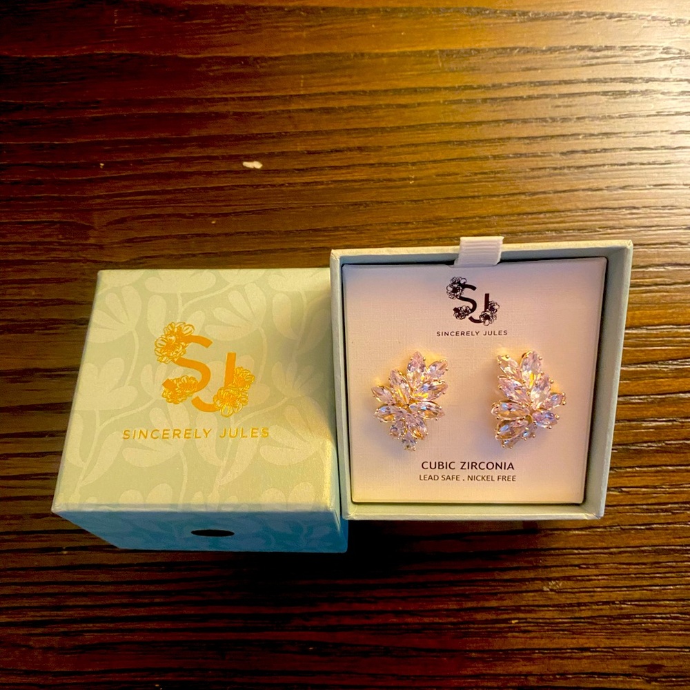 NEW Sincerely Jules cluster earrings